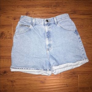 Vintage High Waisted Denim Shorts
